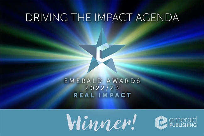 award for the Driving the impact agenda