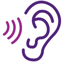 icon of listening ear