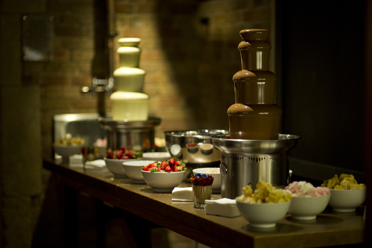 chocolate fountain