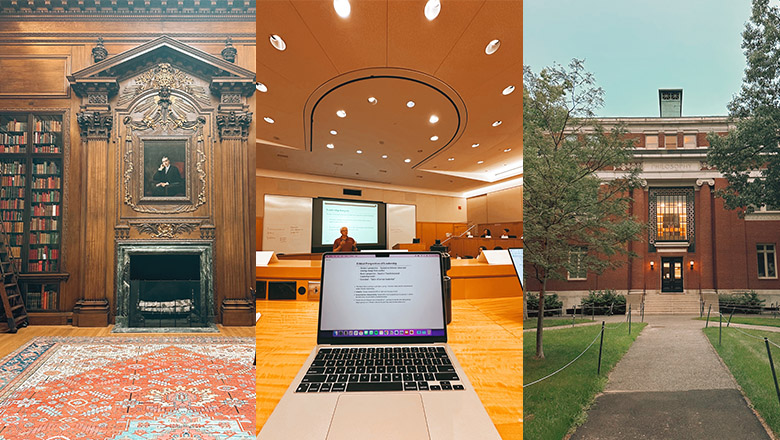 Views of Harvard buildings