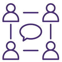 people linked icon