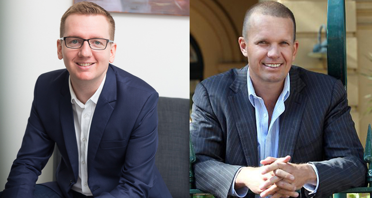 UQ Business School alumni, Michael Boyd and Mark Sowerby