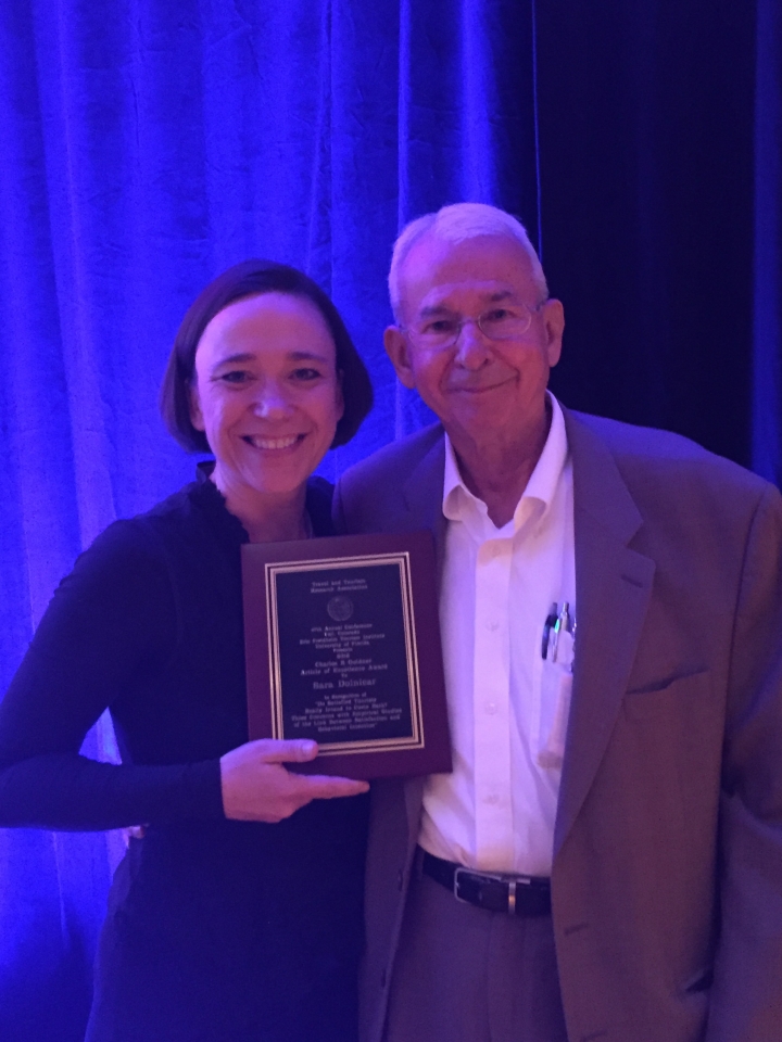 Professor Sara Dolnicar and Professor Charles Goeldner