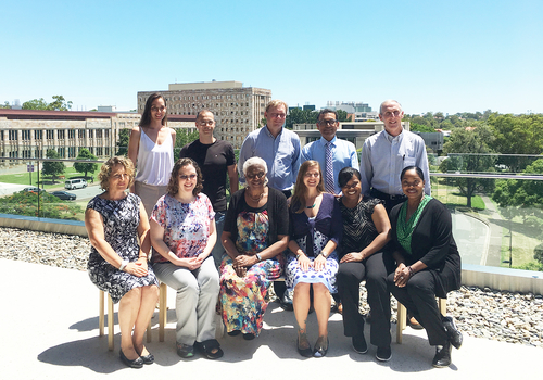 The UQ UConn Sustainability program at UQ with BEL Executive Dean Professor Andrew Griffiths