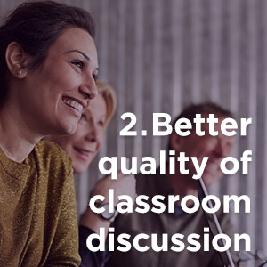 classroom discussion in mba