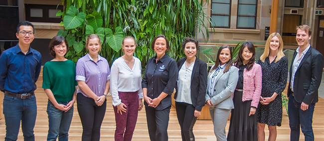 Low Harm Hedonism Initiative team in UQ's Global Change Institute building