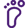 icon of footprint