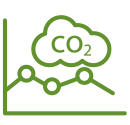 Measuring CO2 icon